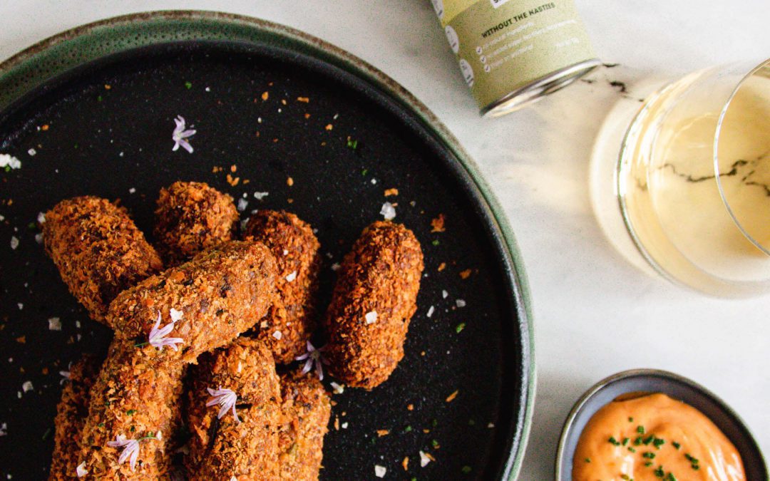 ‘Cheesy’ Garlic & Herb Fable Croquettes x Mingle